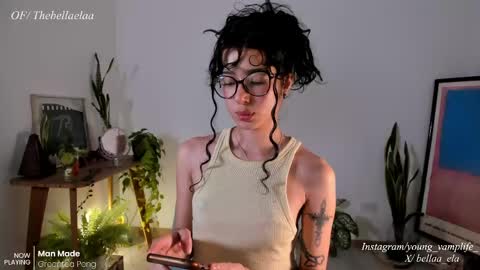 Snapshot of _bellaela chatting on May 25, 3:23 am Ella online show from May 25, 3:23 am
