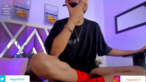 miguel tomorrow from 200 pm Colombia to 1000 pm online show from October 30, 6:30 pm