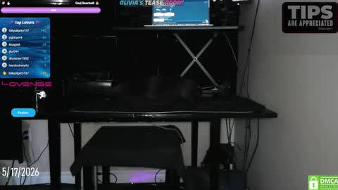 Olivia online show from May 17, 5:53 pm