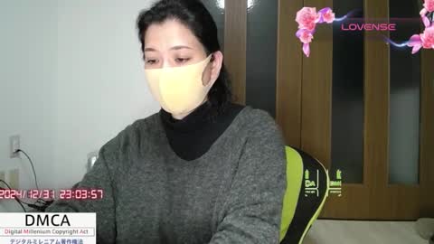 Snapshot of a_k_a_fujiko chatting on December 31, 2:03 pm Fujiko online show from December 31, 2:03 pm