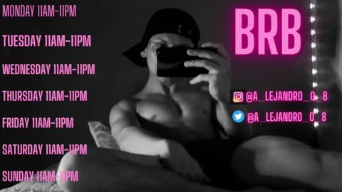 alejo online show from February 9, 12:19 pm
