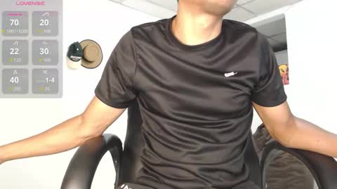 Snapshot of aaronblack1_ chatting on September 30, 1:10 am Heyy my name is Aaron online show from September 30, 1:10 am