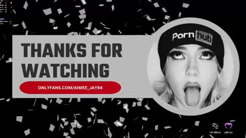 Aimee Jay online show from September 10, 8:25 am