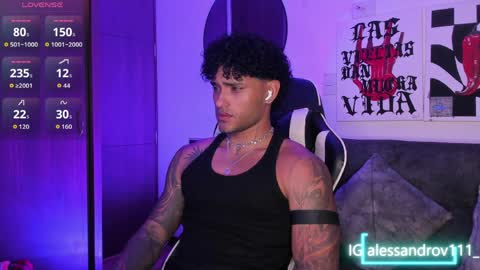 Snapshot of alessandro_vanni chatting on March 29, 1:49 am Alessandro Vanni online show from March 29, 1:49 am