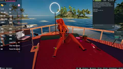 Snapshot of alexa3d chatting on March 3, 11:16 am Alex online show from March 3, 11:16 am