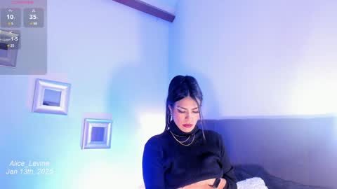 Snapshot of alice_levine chatting on January 14, 1:15 am Alice online show from January 14, 1:15 am