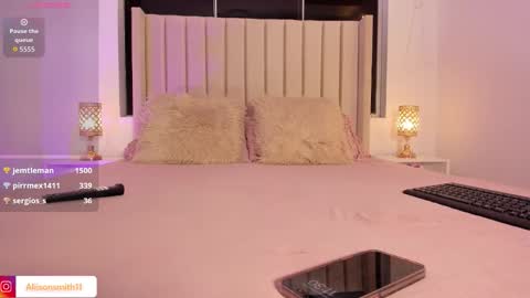 Snapshot of aliison_smith chatting on October 26, 4:29 am Alisson  online show from October 26, 4:29 am