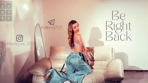 A L I S O N  online show from January 22, 10:37 pm