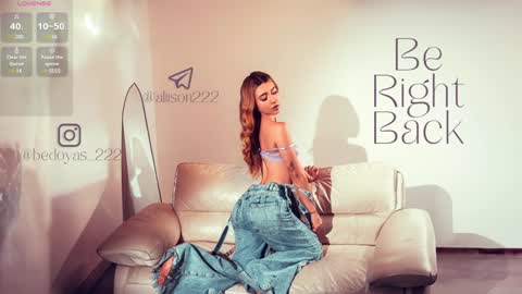 A L I S O N  online show from January 24, 10:51 pm