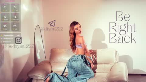 A L I S O N  online show from January 30, 10:41 pm