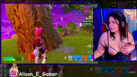 Snapshot of alison_gamer chatting on February 6, 5:16 pm Alison online show from February 6, 5:16 pm