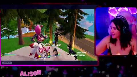 Snapshot of alison_gamer chatting on February 12, 9:32 pm Alison online show from February 12, 9:32 pm