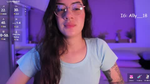 Snapshot of ally_addams chatting on December 16, 4:13 am Ally online show from December 16, 4:13 am