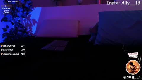 Snapshot of ally_addams chatting on December 31, 9:53 am Ally online show from December 31, 9:53 am