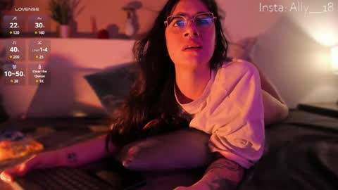 Snapshot of ally_addams chatting on February 27, 9:54 am Ally online show from February 27, 9:54 am