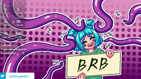 Snapshot of alx_curly chatting on February 23, 3:13 am ALEXA online show from February 23, 3:13 am