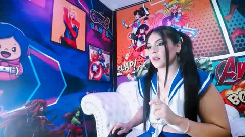 Snapshot of amarantha_naughty chatting on October 9, 9:35 pm Amarantha online show from October 9, 9:35 pm