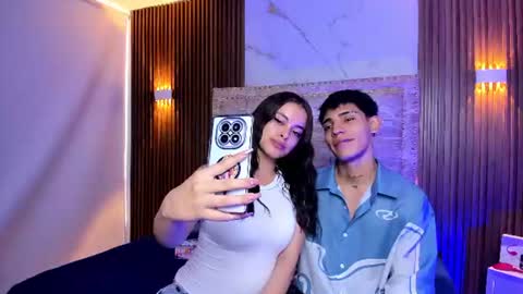Ambar and Camilo  online show from July 7, 12:31 pm