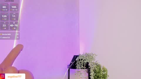 Snapshot of angeline777 chatting on January 20, 3:50 pm Angeline  online show from January 20, 3:50 pm