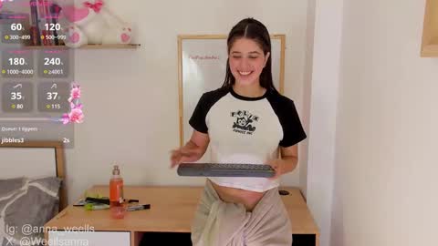  Anna Weells  online show from December 6, 12:12 am