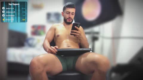 Snapshot of anthonydaddi chatting on December 16, 12:59 am Anthony J. Blake online show from December 16, 12:59 am