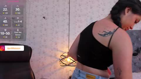 Snapshot of aprilwatson chatting on October 18, 7:03 pm April online show from October 18, 7:03 pm