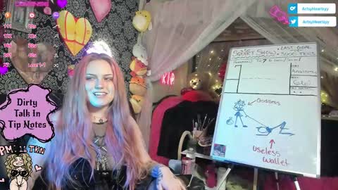 ArtsyHeartsyy online show from September 20, 12:55 am