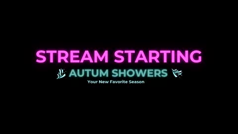 Autum Showers online show from May 9, 5:34 am