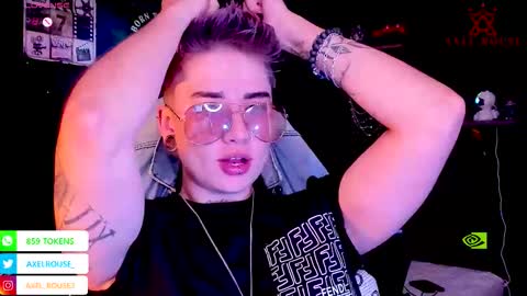 Snapshot of axel_rouse1 chatting on September 26, 2:15 am Axel Rouse online show from September 26, 2:15 am