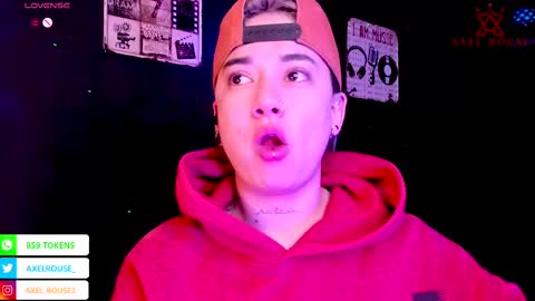 Snapshot of axel_rouse1 chatting on October 10, 3:38 am Axel Rouse online show from October 10, 3:38 am