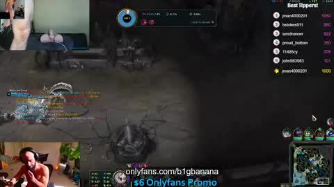 Snapshot of b1gbanana chatting on February 18, 10:47 pm b1gbanana online show from February 18, 10:47 pm