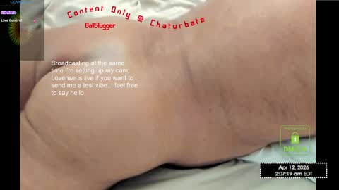 Snapshot of ballslugger chatting on April 12, 6:07 am Tony online show from April 12, 6:07 am