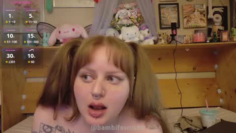 Snapshot of bambifawns4u chatting on March 9, 2:48 am Bambi online show from March 9, 2:48 am