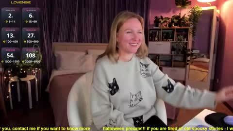 Allie online show from October 24, 11:34 pm