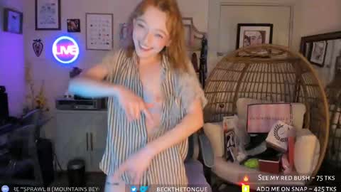 Beck the tongue online show from October 9, 10:30 pm