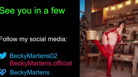 BeckyMartens come join me on    while im offline here  online show from January 25, 2:58 am