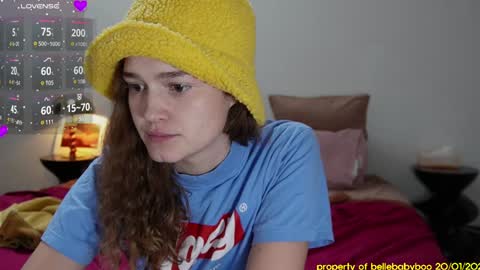 Snapshot of bellebabyboo chatting on January 20, 6:21 am BELLE   online show from January 20, 6:21 am