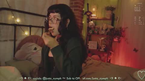   Im Nym  Justa nymph on twitter and IG online show from February 8, 1:53 am