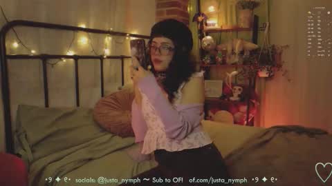   Im Nym  Justa nymph on twitter and IG online show from February 10, 1:53 am