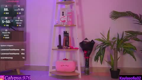 Snapshot of calypso_and_ge1 chatting on February 15, 9:48 pm Calypso and Kayla online show from February 15, 9:48 pm