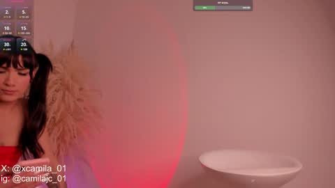 Snapshot of cammile_cole chatting on December 15, 4:07 am Laura Camila online show from December 15, 4:07 am