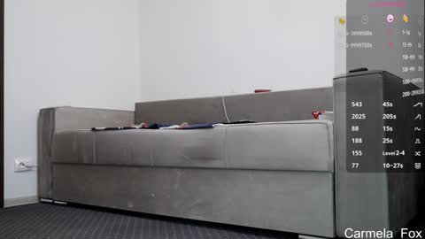 Snapshot of carmela_fox chatting on December 4, 8:56 am Carmela online show from December 4, 8:56 am