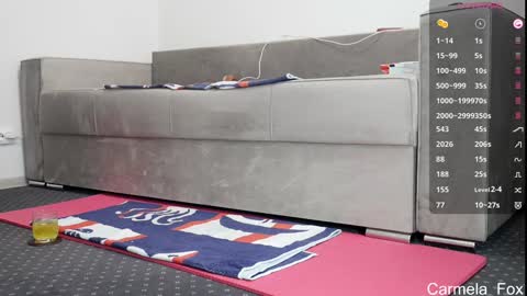 Snapshot of carmela_fox chatting on February 11, 9:03 am Carmela online show from February 11, 9:03 am