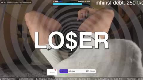 Snapshot of cashmastergrey chatting on December 21, 7:59 am Master Grey online show from December 21, 7:59 am