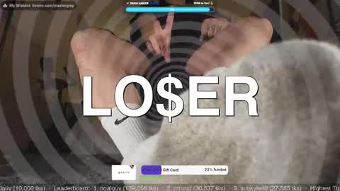 Snapshot of cashmastergrey chatting on December 23, 6:00 am Master Grey online show from December 23, 6:00 am