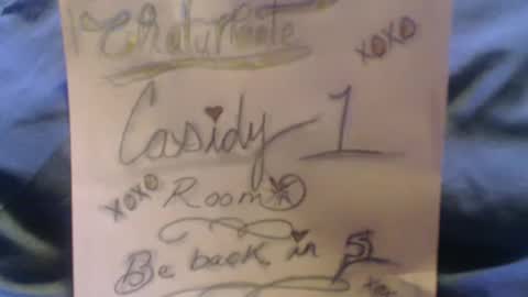 Snapshot of casidy1 chatting on February 4, 6:46 am casidy1 online show from February 4, 6:46 am