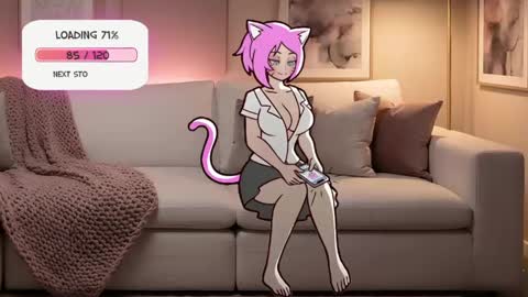 Snapshot of cat9irl chatting on April 12, 8:03 pm Nicky online show from April 12, 8:03 pm
