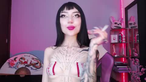 Snapshot of cati_petite chatting on January 24, 7:19 am Cati help me reach my goal of 100 thumbs up again 3 online show from January 24, 7:19 am