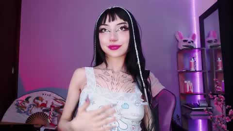 Snapshot of cati_petite chatting on January 26, 3:38 am Cati help me reach my goal of 100 thumbs up again 3 online show from January 26, 3:38 am