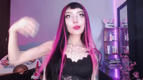 Snapshot of cati_petite chatting on February 14, 7:23 pm Cati help me reach my goal of 100 thumbs up again 3 online show from February 14, 7:23 pm